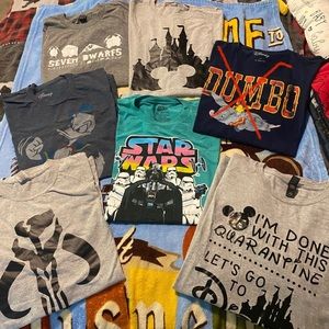 Men’s Disney shirt bundle